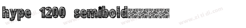 hype 1200 semibold字体转换